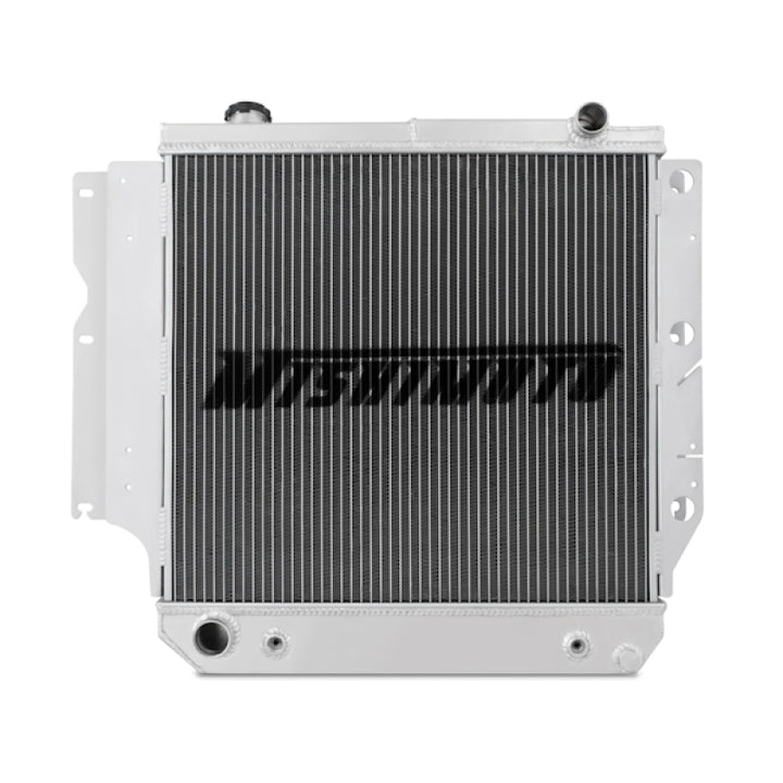 Mishimoto 87-06 Jeep Wrangler YJ &amp; TJ Aluminum Performance Radiator - Bull Strap