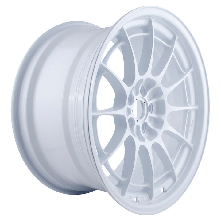 Enkei NT03+M 18x9.5 5x114.3 40mm Offset 72.6mm Bore Vanquish White Wheel (MOQ of 40) - Bull Strap