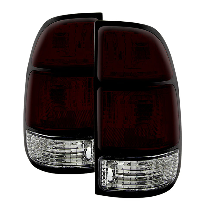 xTune 00-06 Toyota Tundra Acc Cab ONLY OEM Style Tail Lights Dark Red ALT-JH-TTU00-OE-RSM - Bull Strap