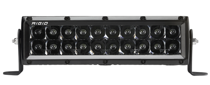 Rigid Industries 10in E Series Spot - Midnight Edition - Bull Strap
