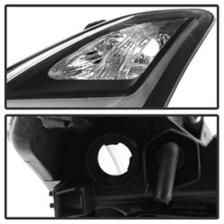 xTune Infiniti G37 Coupe (non-AFS) 08-15 Projector Headlights - Black PRO-JH-IG3708-2D-LB-BK - Bull Strap