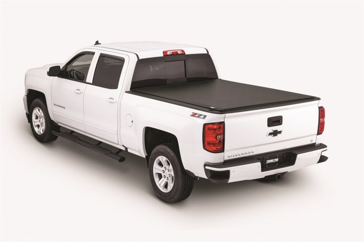 Tonno Pro 17-19 Ford F-250/F-350 Super Duty 6.8ft Bed Lo-Roll Tonneau Cover - Bull Strap