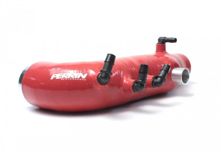 PERRIN 08-14 Subaru WRX / 04-13 Forester XT / 05-09 LGT/OBXT Turbo Inlet Hose - Red - Bull Strap