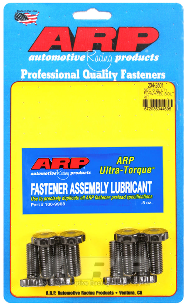 ARP Chevrolet Small Block 6.2L lT1 1.25 UHL Flywheel Bolt Kit - Bull Strap