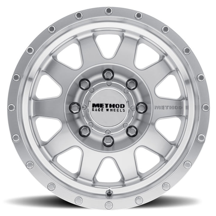Method MR301 The Standard 17x9 -12mm Offset 8x6.5 130.81mm CB Machined/Clear Coat Wheel - Bull Strap