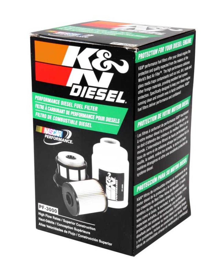 K&N Cellulose Media Fuel Filter 3.5in OD x 6.281in L - Bull Strap