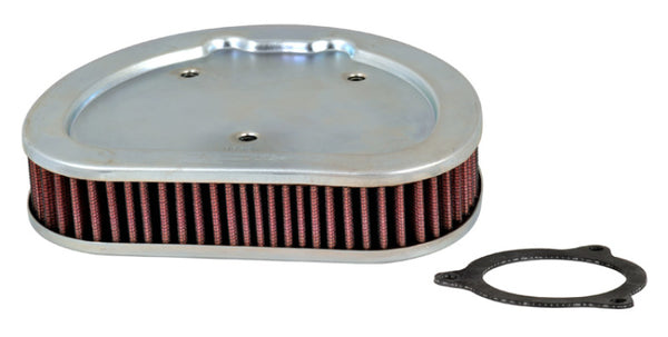 K&N Replacement Air Filter 1.625in H x 7.5in L for Harley Davidson - Bull Strap