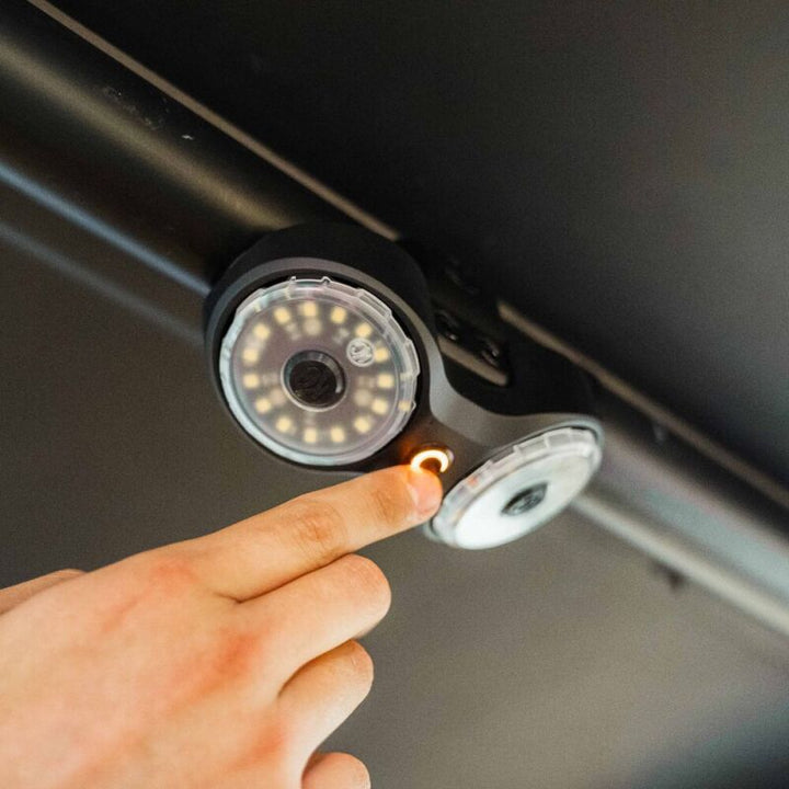 KC HiLiTES Dual Cyclone Dome Light Mount for Roll Cages - Bull Strap