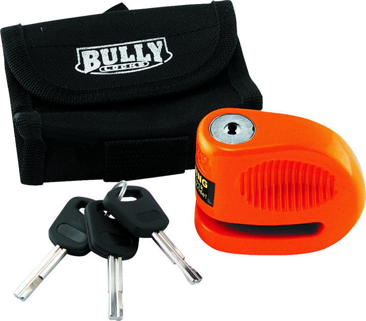 Bully Lock Disc Orange w/ Pouch - 5.5mm - Bull Strap