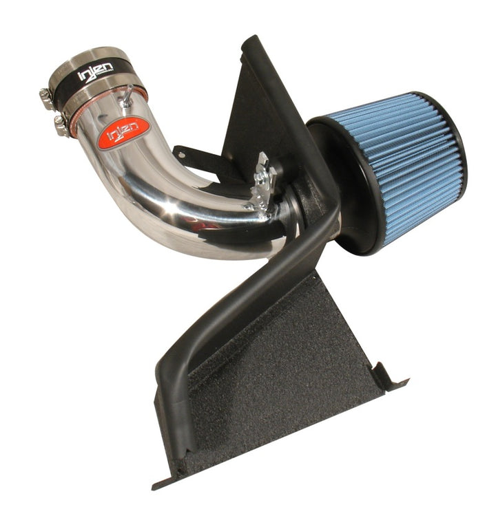 Injen 10-14 VW Golf 2.0L Turbo Diesel Polished Tuned Air Intake w/ MR Tech&Super Filter - Bull Strap