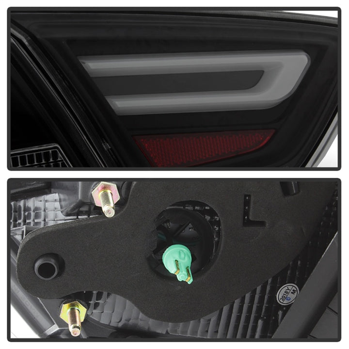 xTune 14-18 Chevy Impala (Excl 14-16 Limited) LED Tail Lights - Black Smoke (ALT-JH-CIM14-LBLED-BSM) - Bull Strap