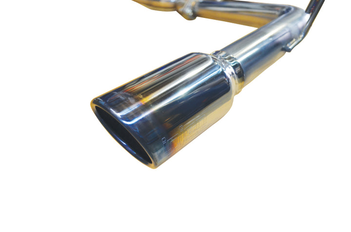 Injen 16-20 Honda Civic 1.5L Turbo 4Cyl (Sedan) 63mm SS Cat-Back Exhaust w/ Dual Burnt Titanium Tips - Bull Strap
