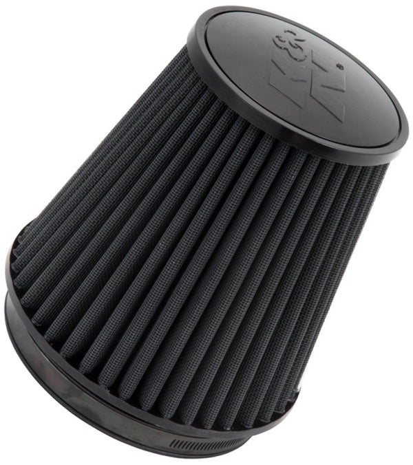 K&N Universal Rubber Filter Round Tapered 6in Flange ID x 7.5in Base OD x 5.25in Top OD x 8in Height - Bull Strap