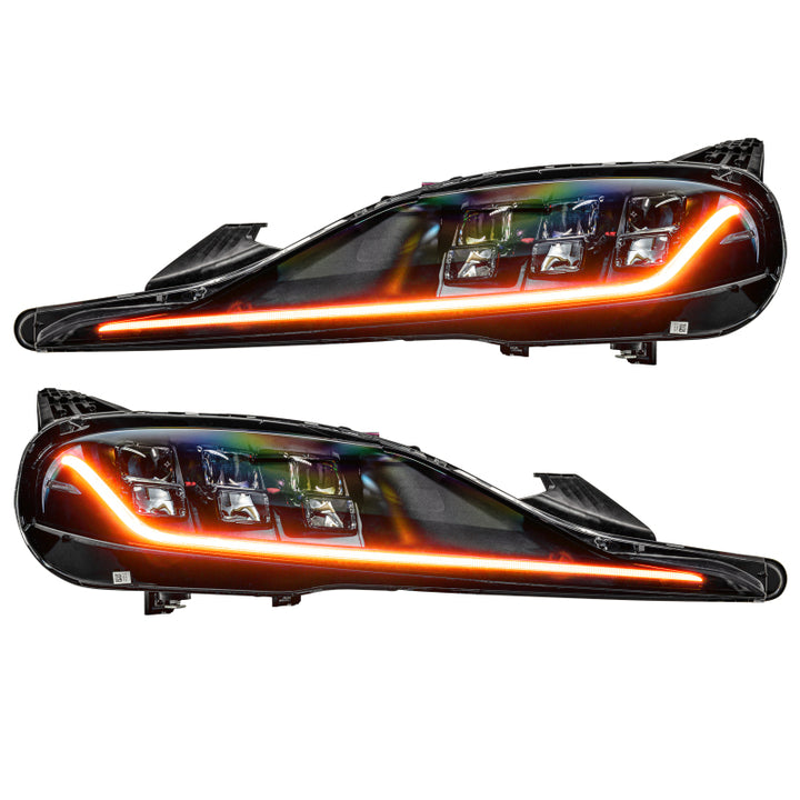 Oracle 20-21 Toyota Supra GR RGB+A Headlight DRL  Kit - ColorSHIFT w/ Simple Controller - Bull Strap