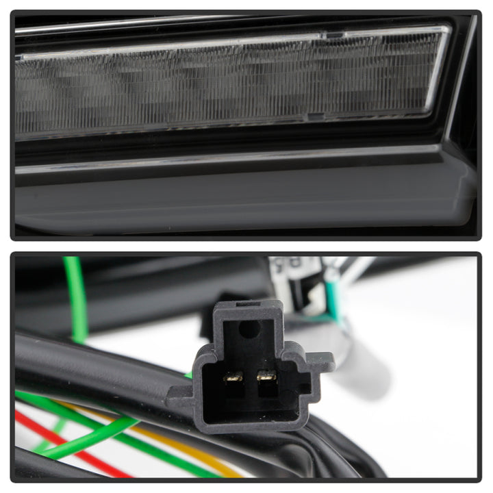 Spyder 08-14 Subara Impreza WRX Hatchback LED Tail Lights Seq Signal Blk Smoke ALT-YD-SI085D-SEQ-BSM - Bull Strap