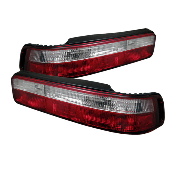 Spyder Acura Integra 90-93 2Dr Euro Style Tail Lights Red Clear ALT-YD-AI90-RC - Bull Strap