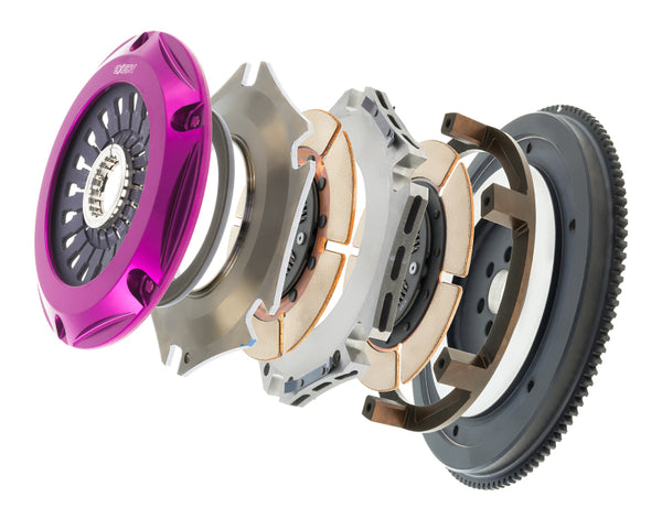 Exedy 1993-1994 Nissan Skyline GTR L6 Hyper Twin Cerametallic Clutch Sprung Center Disc Pull Type - Bull Strap
