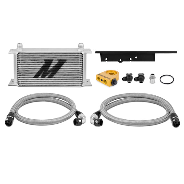 Mishimoto 03-09 Nissan 350Z / 03-07 Infiniti G35 (Coupe Only) Oil Cooler Kit - Thermostatic - Bull Strap