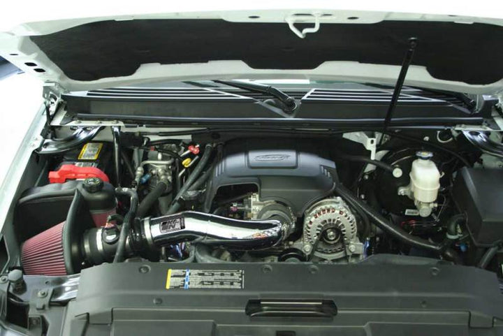 K&N 07-08 Chevy/GMC/Cadillac V8-4.8/5.3/6.0/6.2 High Flow Performance Kit - Bull Strap