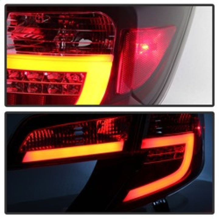 Spyder Toyota Camry 12-14 Light Bar LED Tail Lights Black ALT-YD-TC12-LBLED-BK - Bull Strap