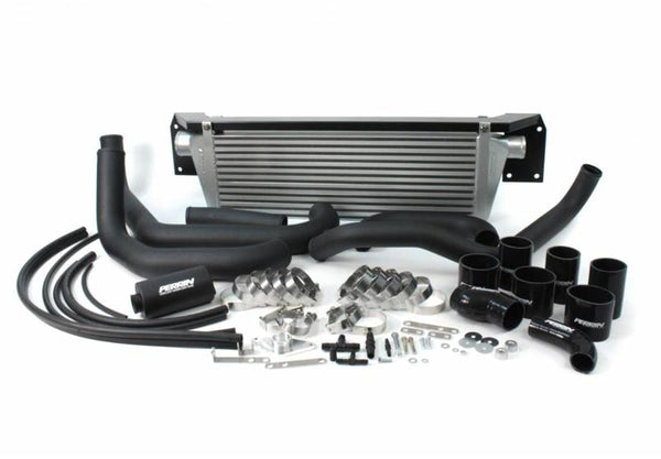 PERRIN 02-07 Subaru WRX/STi Front Mount Intercooler Boost Tubes + Hardware w/Black Tubes - Bull Strap