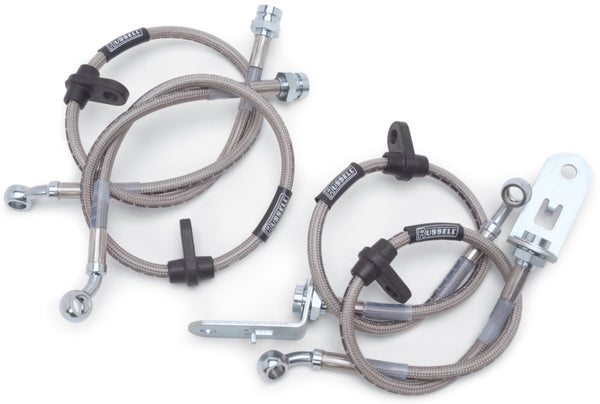 Russell Performance 88-92 Chevrolet Corvette (Including 1990-92 ZR-1) Brake Line Kit - Bull Strap
