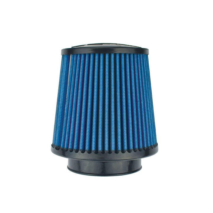 Injen NanoWeb Dry Air Filter 3in Neck / 5in Base / 4.5in Tall / 4in Top - 55 Pleats - Bull Strap