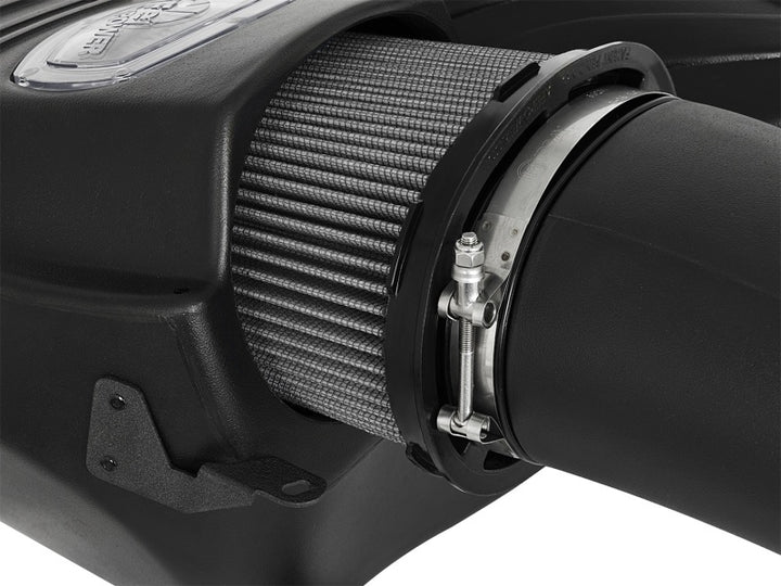 aFe POWER Momentum GT Pro Dry S Intake System 2017 Ford F-150 Raptor V6-3.5L (tt) EcoBoost - Bull Strap
