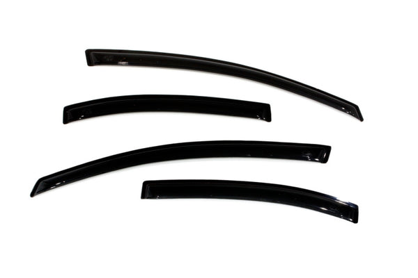 AVS 06-11 Honda Civic Ventvisor Outside Mount Window Deflectors 4pc - Smoke - Bull Strap