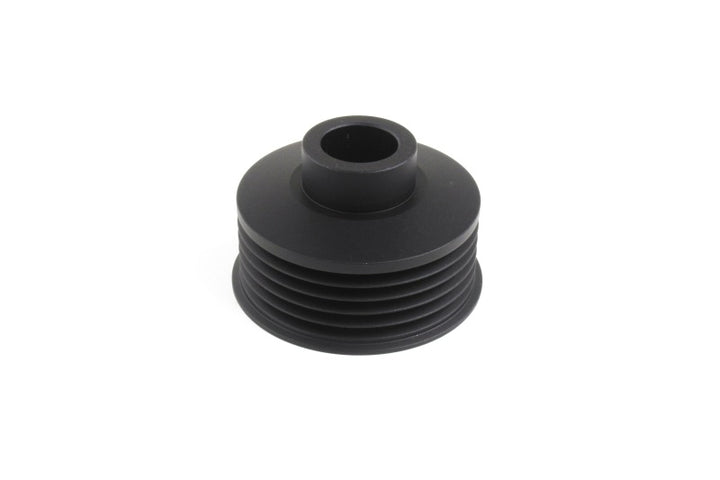 PERRIN 02-05 Subaru WRX / 04-06 STI / 93-11 Impreza Lightweight Alternator Pulley - Black - Bull Strap