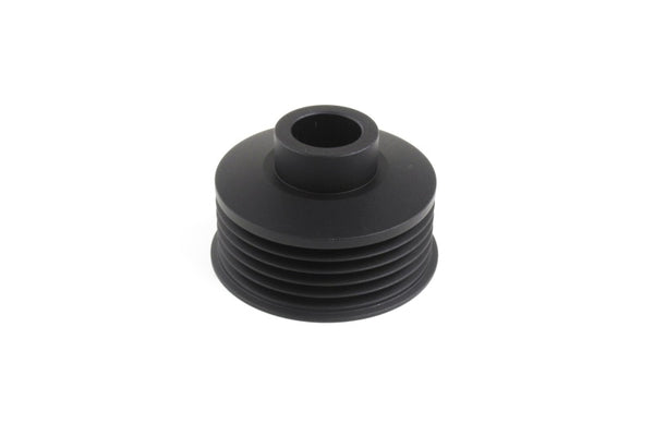 PERRIN 06-14 Subaru WRX / 07-21 STI / 06-13 Forester Lightweight Alternator Pulley - Black - Bull Strap