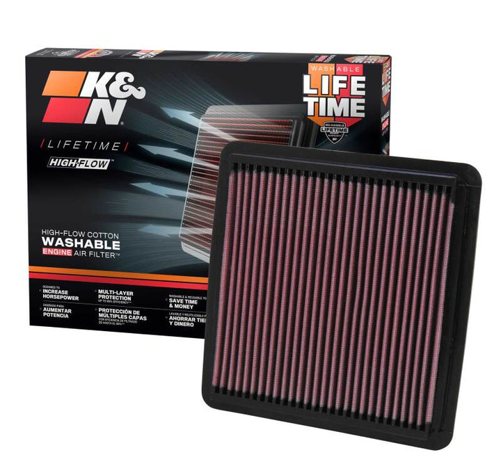 K&N 05-08 LGT / 08-11 WRX / STi Drop In Air Filter - Bull Strap
