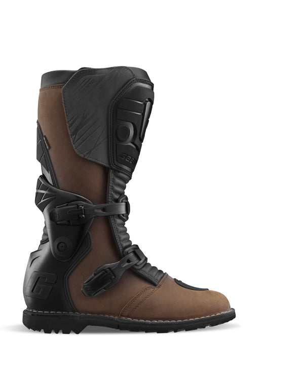 Gaerne G.Dakar Gore Tex Boot Brown Size - 8 - Bull Strap