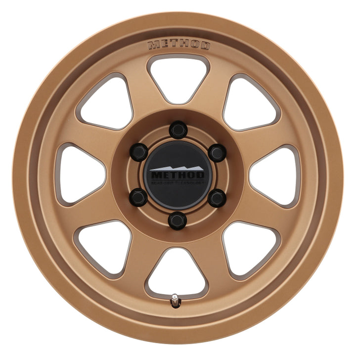 Method MR701 17x9 -12mm Offset 6x5.5 106.25mm CB Method Bronze Wheel - Bull Strap