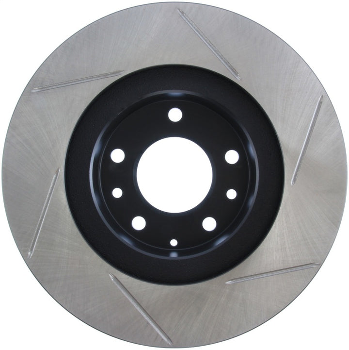 StopTech Power Slot 93-95 Mazda RX-7 SportStop Slotted Front Right Rotor - Bull Strap