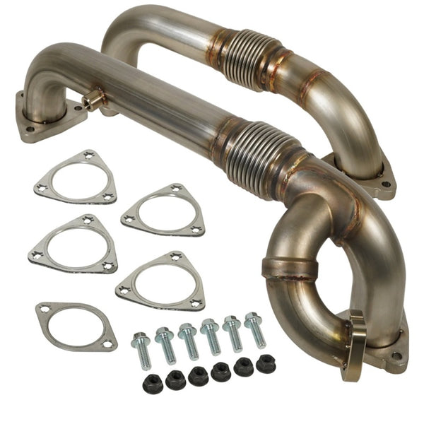 BD Diesel UpPipe Kit - Ford 08-10 6.4L w/EGR Connector - Bull Strap