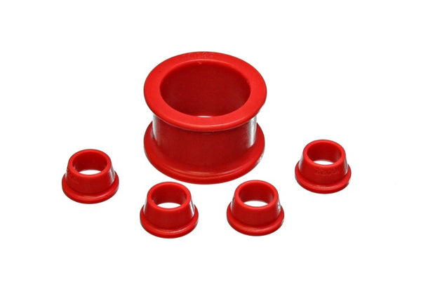 Energy Suspension 96-00 Honda Civic/CRX / 99-00 Honda Civic Si Red Power Steering Rack Bushing Set - Bull Strap