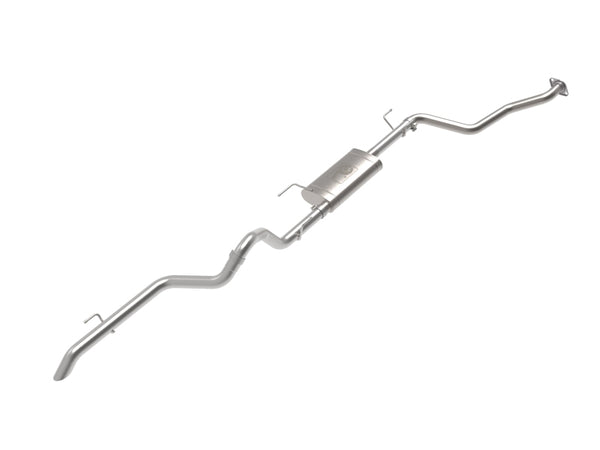aFe 2024 Toyota Tacoma L4 2.4L MACH Force-Xp Hi-Tuck 2.5in 304 SS Steel Cat-Back Exhaust - Bull Strap