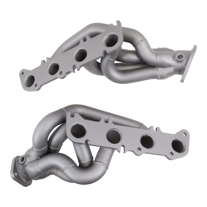BBK 11-14 Mustang GT Shorty Tuned Length Exhaust Headers - 1-5/8 Titanium - Bull Strap