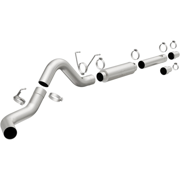 MagnaFlow 03-07 Dodge Ram 2500/3500 5.9L Catback 5in Single Passenger Side Rear Exit Exhaust - Bull Strap