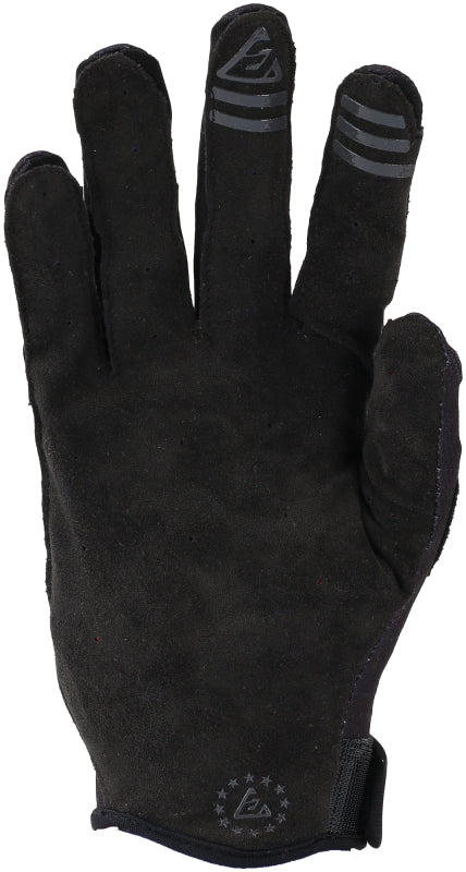 Answer 25 Ascent Gloves Black/Grey Youth - XL - Bull Strap