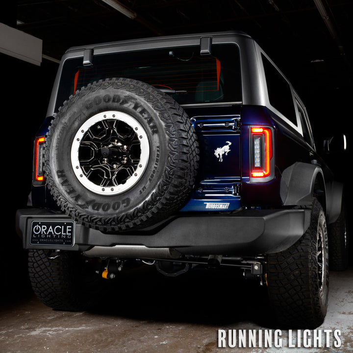 Oracle Lighting 21-22 Ford Bronco Flush Style LED Taillights - Bull Strap
