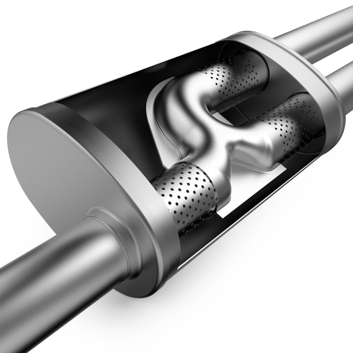 MagnaFlow 24-26 Ineos Grenadier Overland Series Black Chrome Cat-Back Performance Exhaust System - Bull Strap