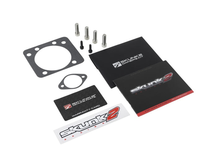 Skunk2 Pro Series Honda/Acura (D/B/H/F Series) 74mm Billet Throttle Body (Black Series) (Race Only) - Bull Strap