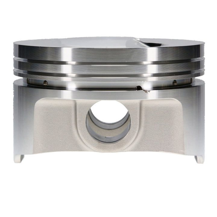 JE Pistons GM 502 Replacement 4.470 Bore 8.7-9.6:1 Comp Ratio 1cc Dome Pistons - Set of 8 - Bull Strap