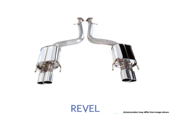 Revel Medallion Touring-S Exhaust - Quad Tip / Rear Section 15-16 Lexus RC F / 21 - 23 IS500 - Bull Strap