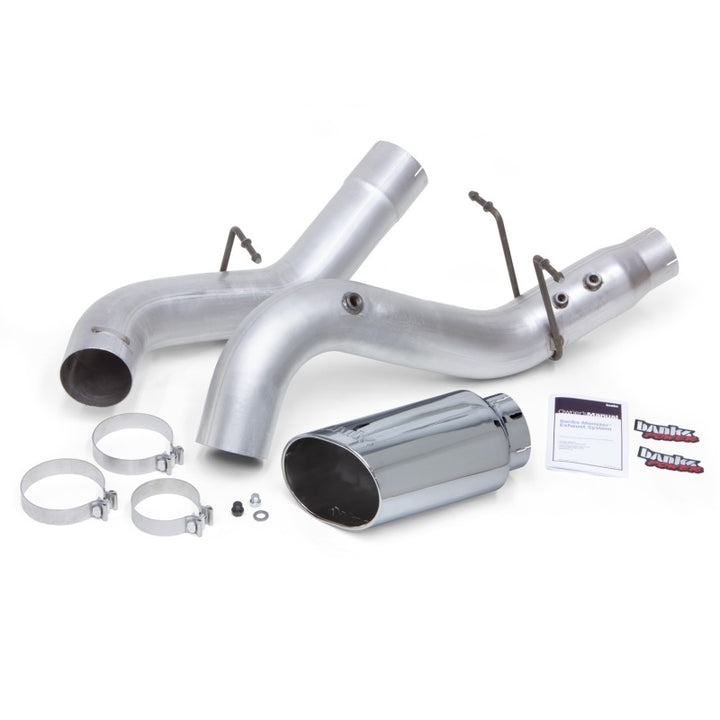 Banks Power 17-19 Chevy Duramax L5P 2500/3500 Monster Exhaust System - Bull Strap