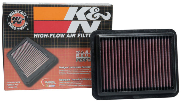 K&N 2018 Nissan Kicks L4-1.6L F/I Replacement Drop In Air Filter - Bull Strap