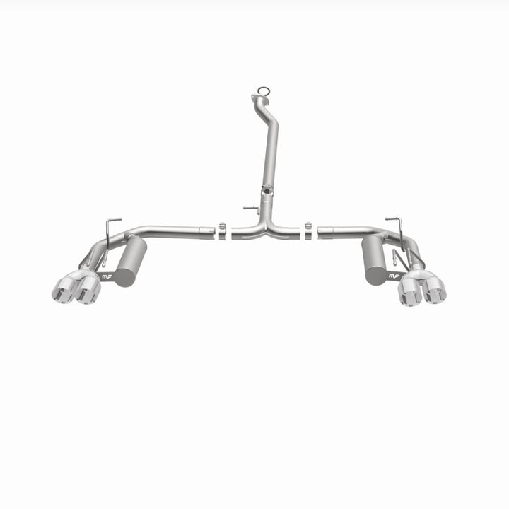 MagnaFlow 18-19 Toyota Camry XSE 2.5L (FWD) Street Series Cat-Back Exhaust w/4in Polished Quad Tips - Bull Strap