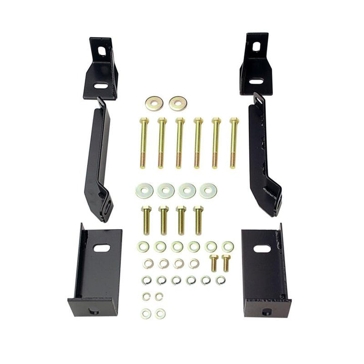 Westin 1999-2013 Chevy Silverado 1500 Crew Cab E-Series 3 Nerf Step Bars - Black - Bull Strap